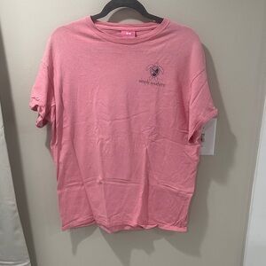 Simply Southern Coral Pink Graphic Tee